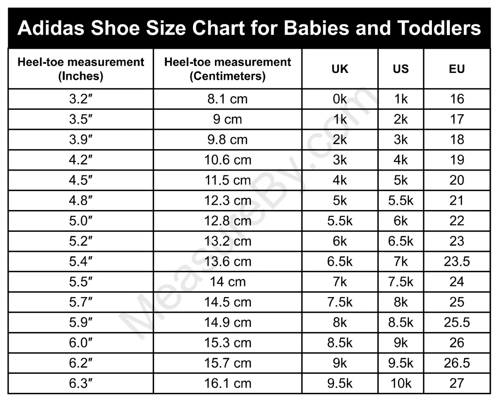 Adidas Shoe Size Charts Men Women Kids Adidas Shoe Size Charts Men Women Kids