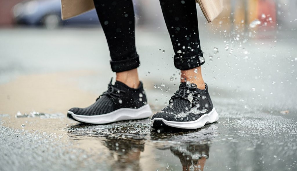 All White Waterproof Shoes