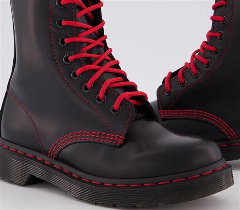 5 Black Red Boots