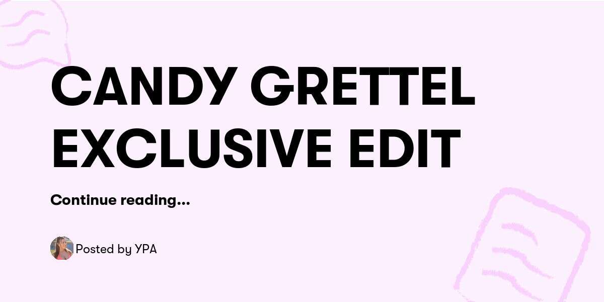 Candy Grettel Anal