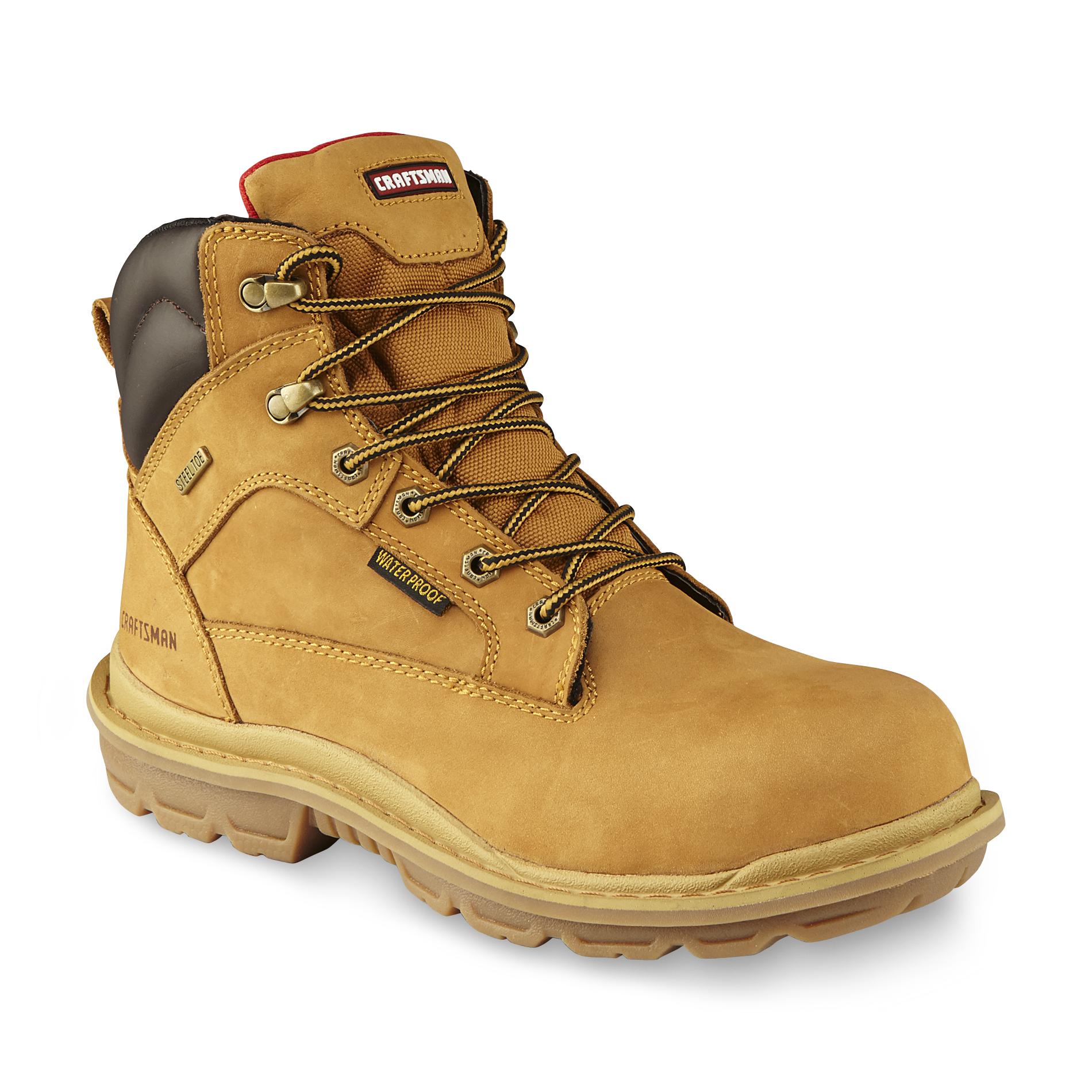 Craftsman Men S Jagger Wheat Leather Waterproof Steel Toe Work Boot Craftsman Men S Jagger Wheat Leather Waterproof Steel Toe Work Boot