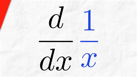Derivative Of 1 X Easy 1 X Rule Application