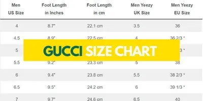 Gucci Shoe Size Chart For Men And Women Gucci Sizing Fit 2022 Gucci Shoe Size Chart For Men And Women Gucci Sizing Fit 2022