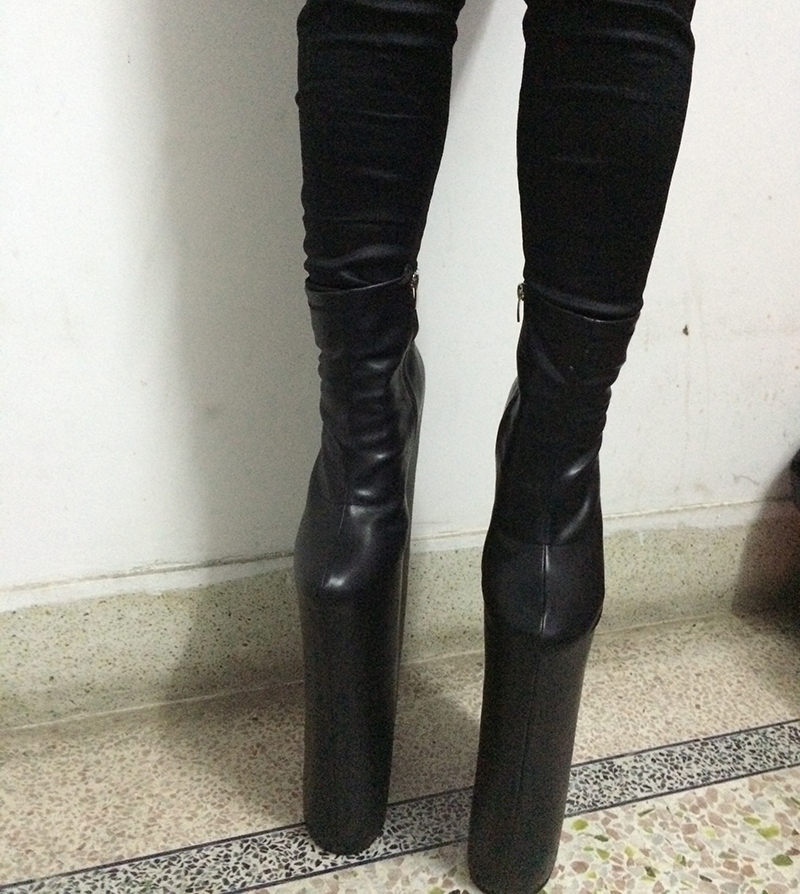 High Heel Boots Wedges Fashion