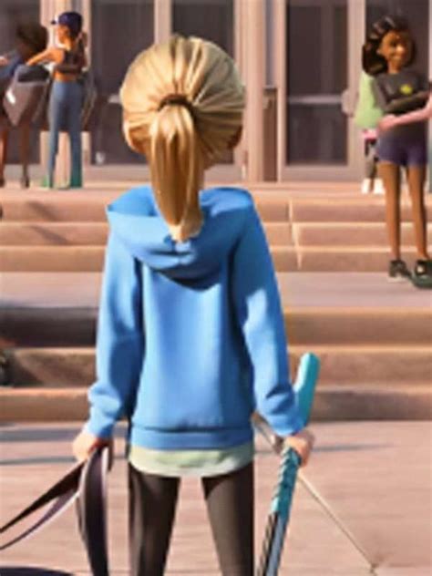Inside Out 2 Riley Anderson Blue Hoodie Victoria Jacket Inside Out 2 Riley Anderson Blue Hoodie Victoria Jacket