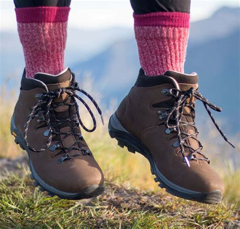 Ladies Leather Hiking Boots