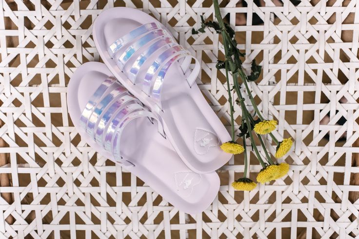 Lavender Platform Sandals for Women