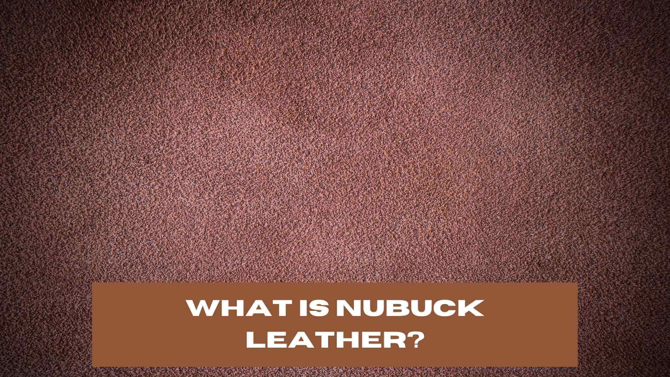 Nubuck Leather Care Tips