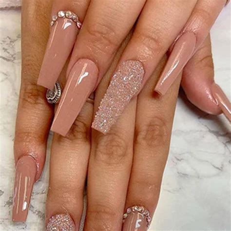 7 Stunning Nude Coffin Nail Designs to Try Now