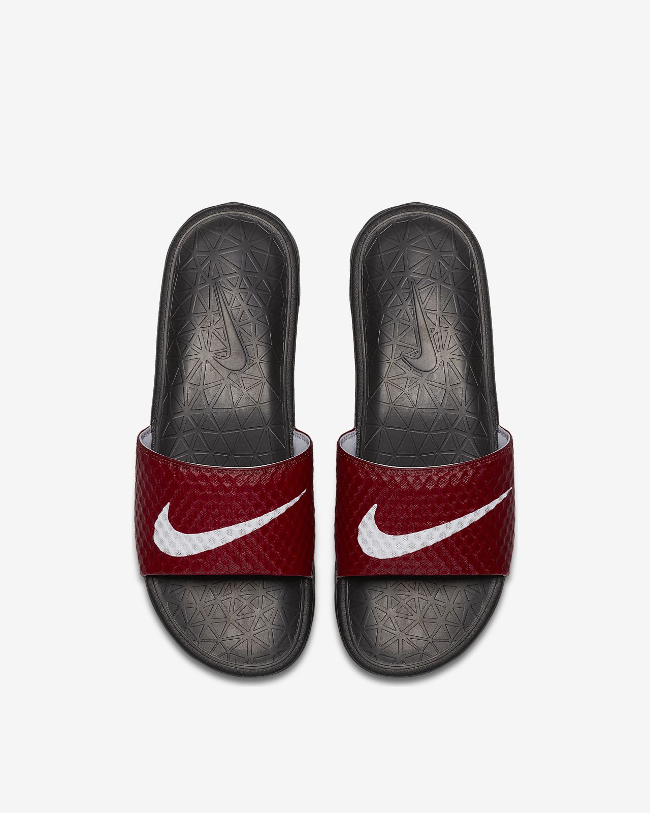 Red Slides Men's Shoes