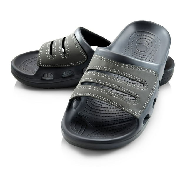 Roxoni Men S Open Toe Lightweight Slip On Slide Sandals Sizes 8 To 12 Roxoni Men S Open Toe Lightweight Slip On Slide Sandals Sizes 8 To 12