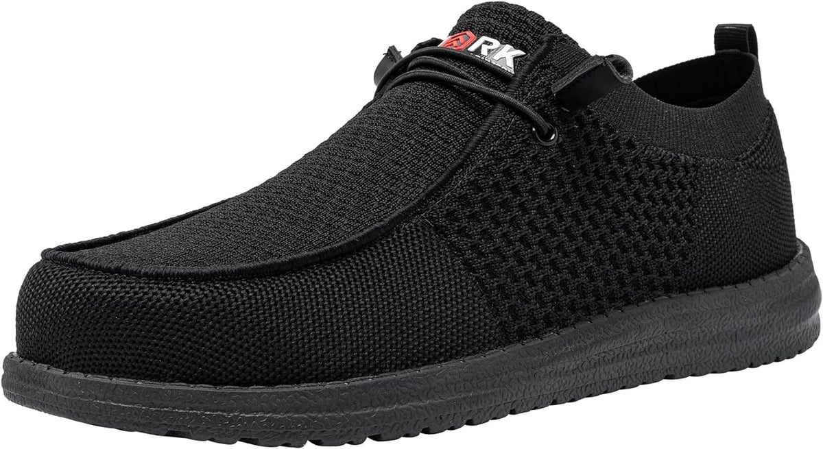 Steel Toe Slip On Work Shoes