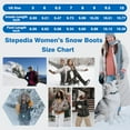 Stepedia Winter Boots Waterproof Warm Shoes Walking Booties Faux Fur Stepedia Winter Boots Waterproof Warm Shoes Walking Booties Faux Fur