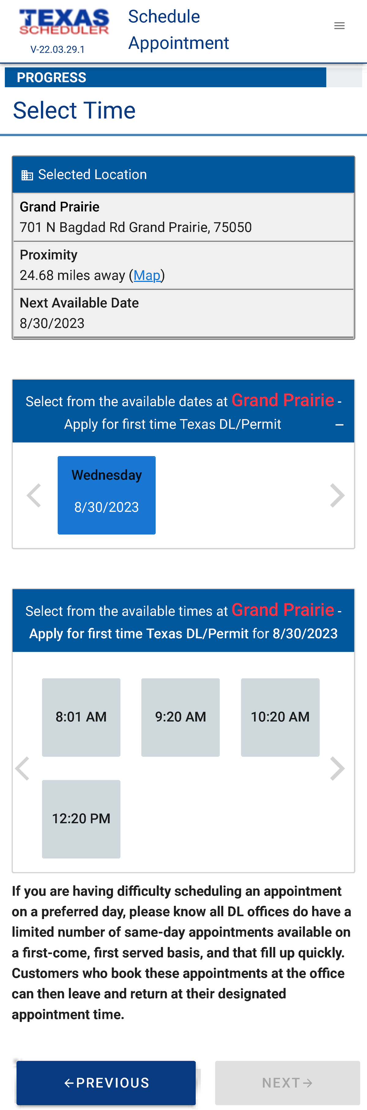 Texas Dps Appointment Wait Times