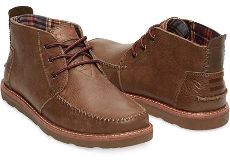 Toms Chocolate Leather Men S Chukka Boots In Brown For Men Lyst Toms Chocolate Leather Men S Chukka Boots In Brown For Men Lyst