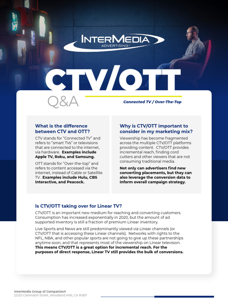 What Is The Difference Between Ctv And Ott