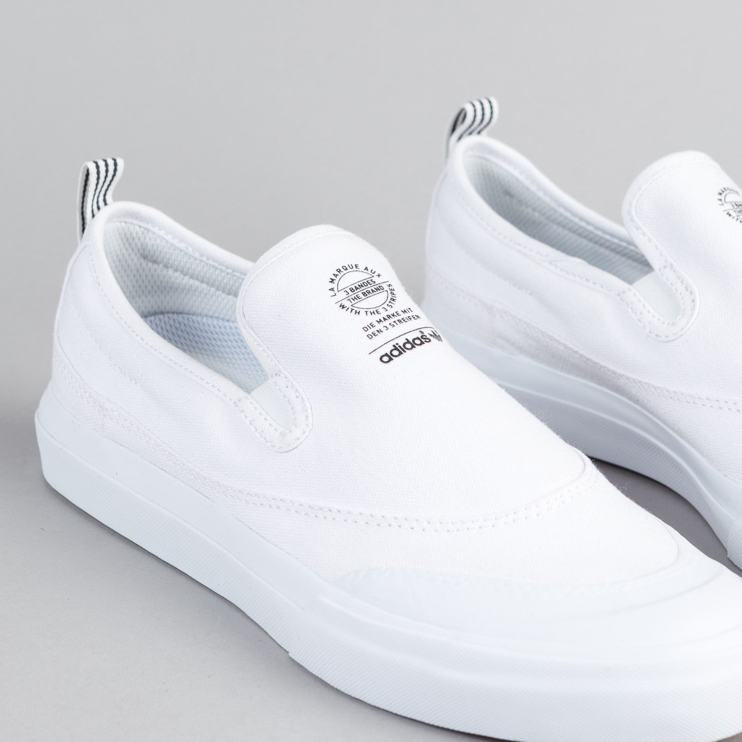 Women's White Slip On Shoes