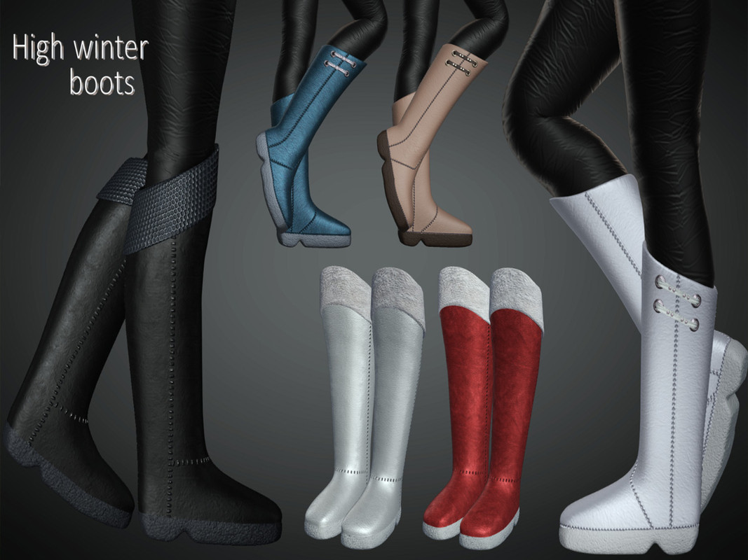 Women's High Winter Boots Fashion