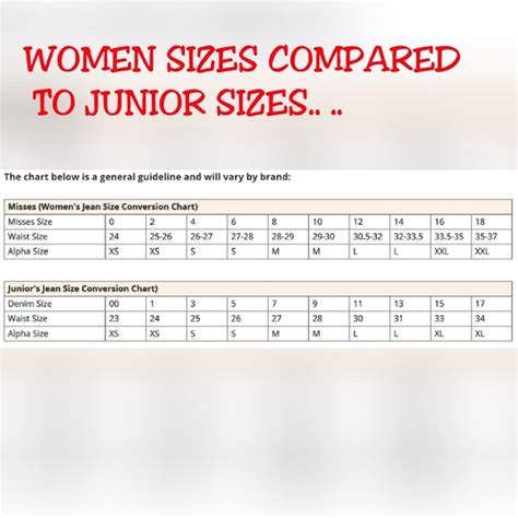 5 Size Differences